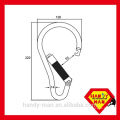 2407TL Steel Pear Scaffolding Forged Twist Lock Safety Hook